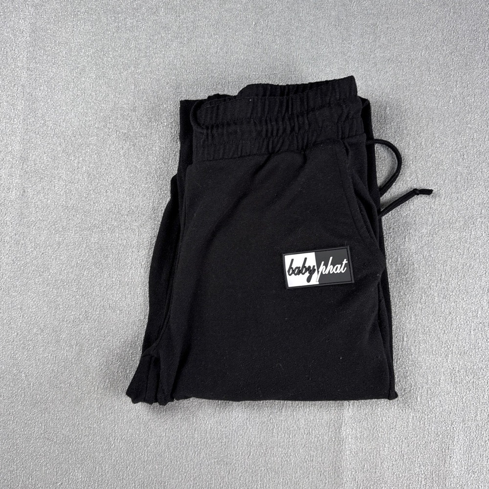 VINTAGE Y2K Baby Phat Loungewear Activewear Jogger Pants Size Medium Black